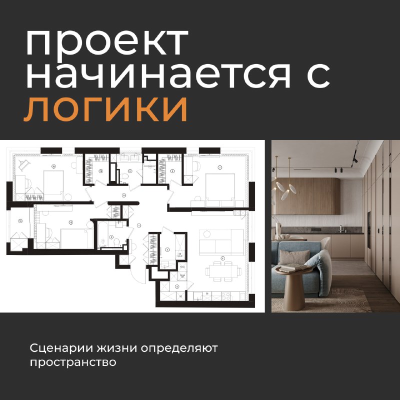 Проект начинается не с визуализации. Он начинается с анализа пространства. Большинство ошибок в ремонте появляются ещё до начала стройки - когда ре... - изображение 1 - начинается, без, планировку