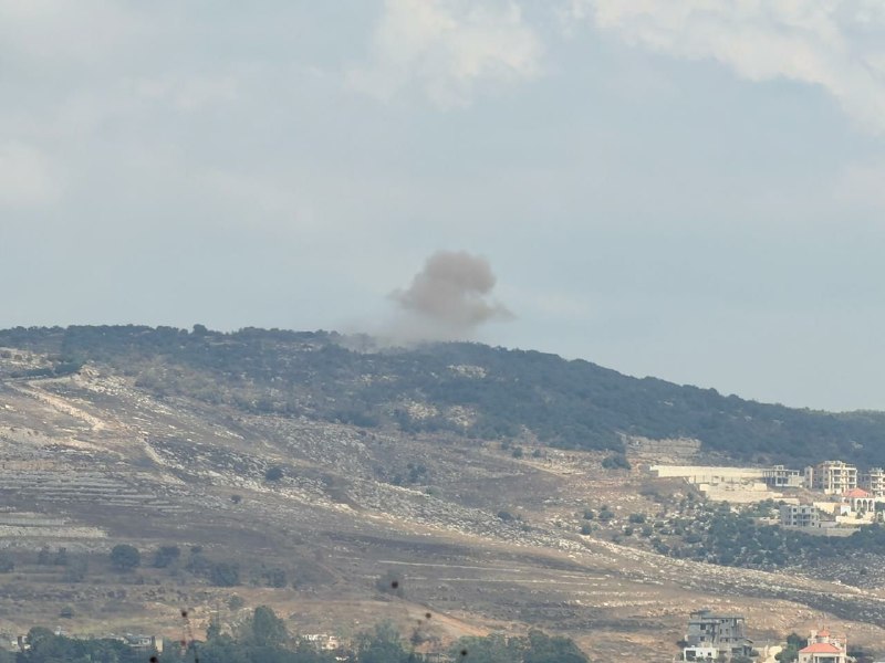 🚨מטוס ישראלי הפיל חומרי נפץ על אזור דבשה