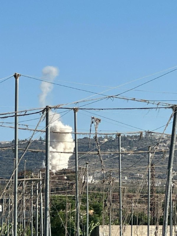 🔺 צה"ל הפציץ חלק מהעיר אל-מנסורי בדרום לבנון