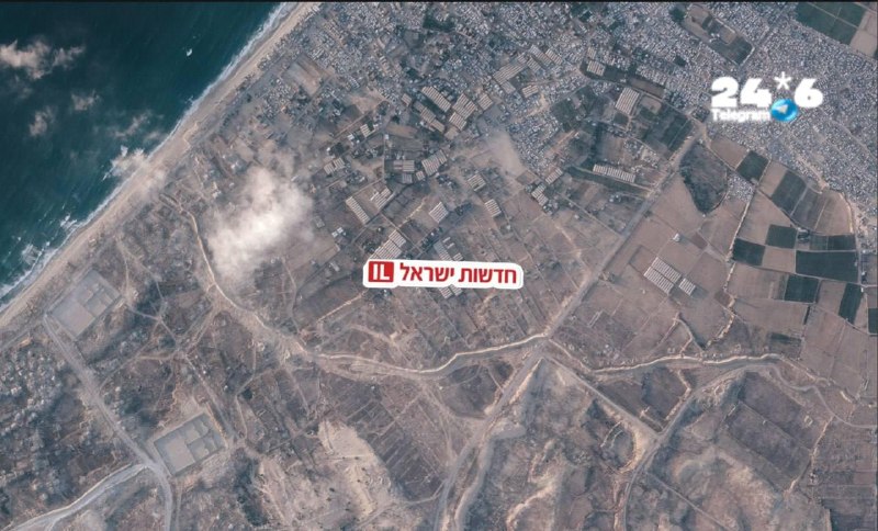 🇮🇱 ישראל בונה סוללת עפר גדולה כדי להפריד את רצועת עזה. כוחות צה"ל בונים במהירות סוללת עפר עצומה בתוך רצוע…