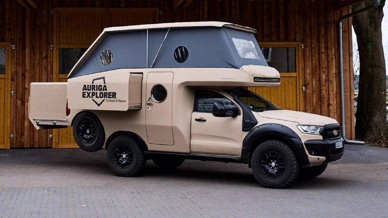 Ford Ranger превратили в автодом с душем и кухней 3