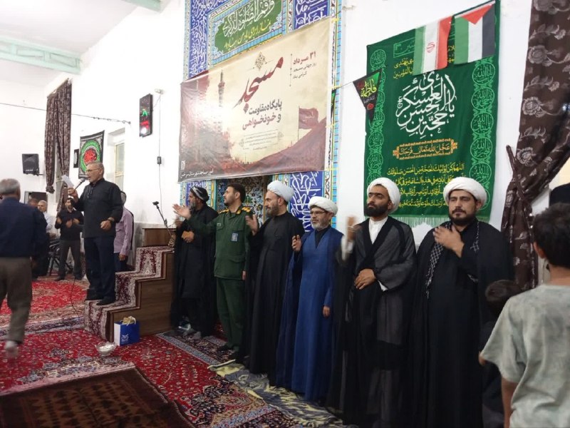 کانال خبری نسیم سرخس: ⚫️ مراسم محوری سوگواری شب شهادت امام حسن عسکری (ع) در روستای ابراهیمآباد سرخس برگزار شدهمزمان با روز جهانی مسجد و چهلمی