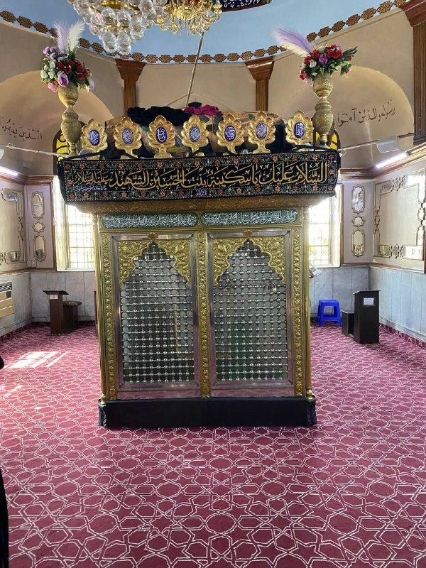 ☆میڪ🍇ـــده ابوتراب"ع"☆: السَّلامُ عَلَیکِ یا سَکینَةَ الحُسَین، یا مَظْلومَةَ الطَّفِّ وَالشّام.🖤