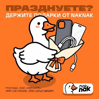 Каравай, каравай, кого хочешь — выбирай!NakNak дарит именинникам три аксессуара из ассортимента на выбор при покупке устройства. Если День рождения не у вас, а у близкого — акция тоже работает.→ naknak.ru