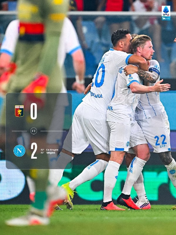 FootFun | فوتفان: 🏆 سری آتعویض طلایی سوپرمکس برای برد کافی بودجنوا 0__2 ناپولی⚽️ دیبروینه ⚽️ ورگارا@FootFunVide0@FootFun2020 | مورتی