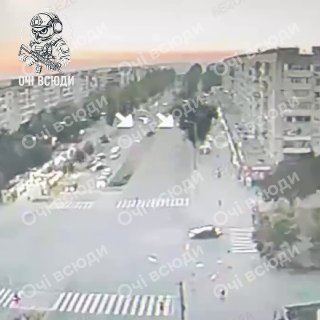 מזל"ט רוסי תקף מיניבוס בזפוריז'יה, אוקראינה.