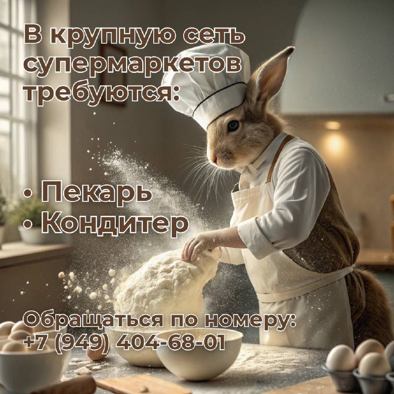 🔳 в крупные супермаркеты г. донецка (днр): киевский и будённовский р-ны требуются: 🔳 пекари 🔳 кондит... - фотография - 1