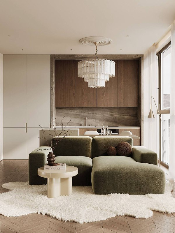 Квартира для молодой девушки. Современный интерьер для молодой девушки. За основу интерьера был взят современный стиль с добавлением классических и... - изображение 1 - девушки, молодой, современный