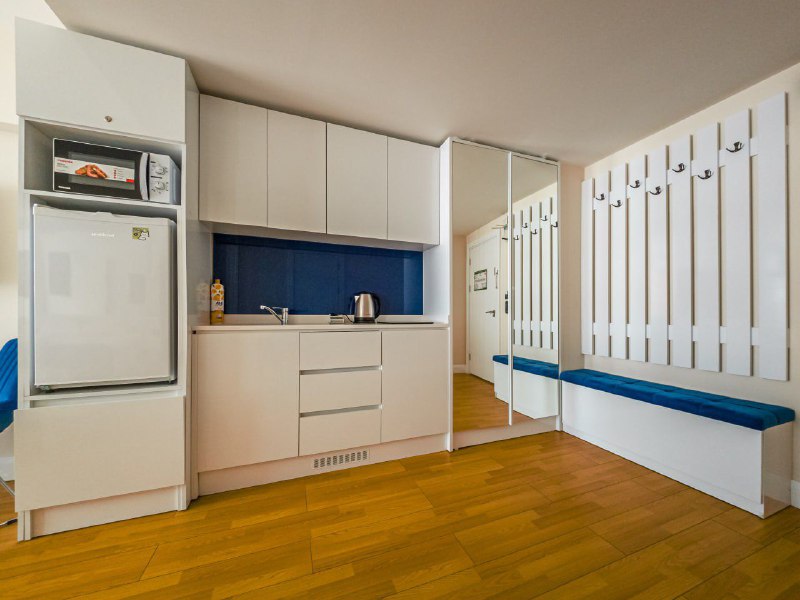 Сдается широкая студия премиум комплектации в «ORBI CITY» (block C) с видом на море — фото 1