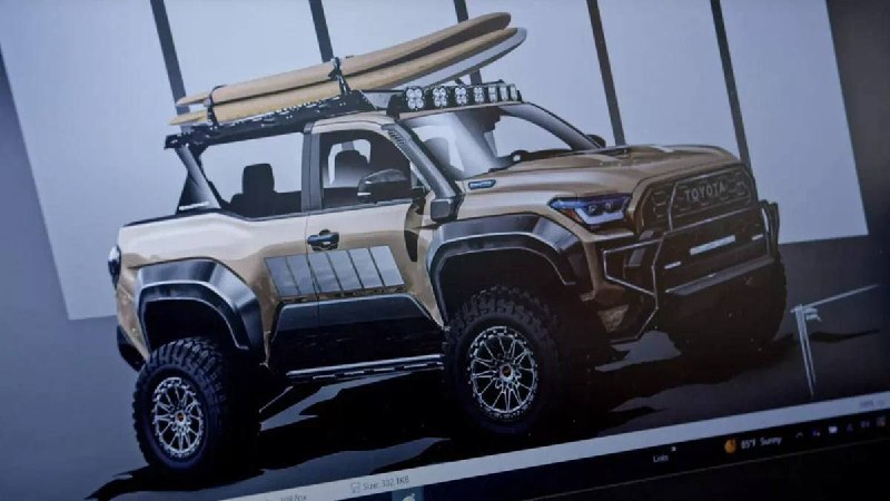 Toyota построила для шоу SEMA два внедорожных кабриолета 4