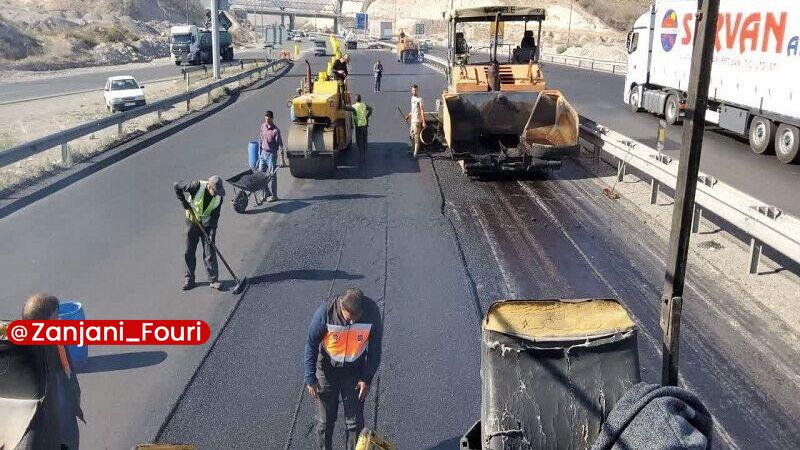 زنجان فوری: ترمیم آسفالت آزادراه تبریز-زنجان تا پایان مهرماه به اتمام میرسدسرپرست امور راه و ترابری و مدیریت عمران شهری و روستایی س