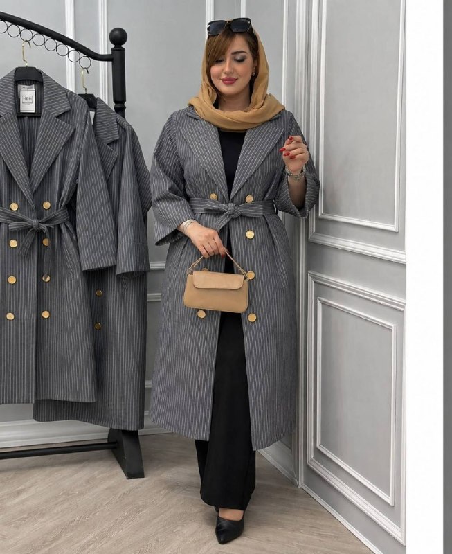 ️ مزون تخصصی شیک باش😍 ارسال رایگان: 🏷 شناسه: #44355 💎 نام: مانتو راحله 📋 توضیحات: سایز 1 (38تا46)قد 104دورسینه 112استین از کنار یقه 69بازو 38سایز2قد 104دورس