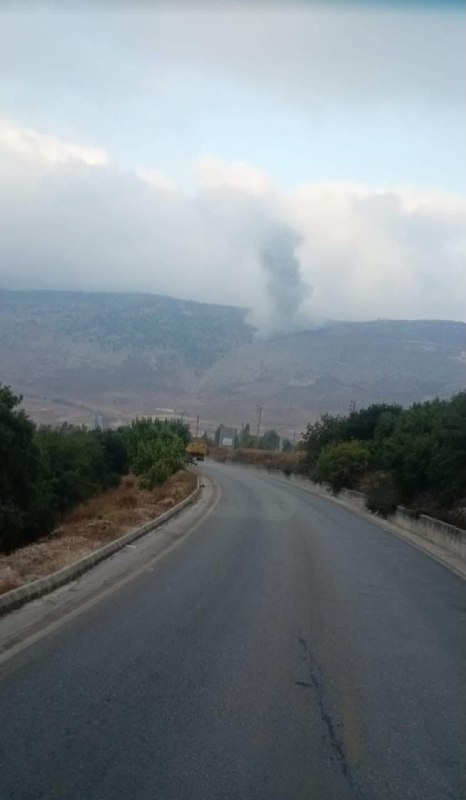 مدفعية الاحتلال تقصف مرتفعات علي الطاهر جنوب لبنان