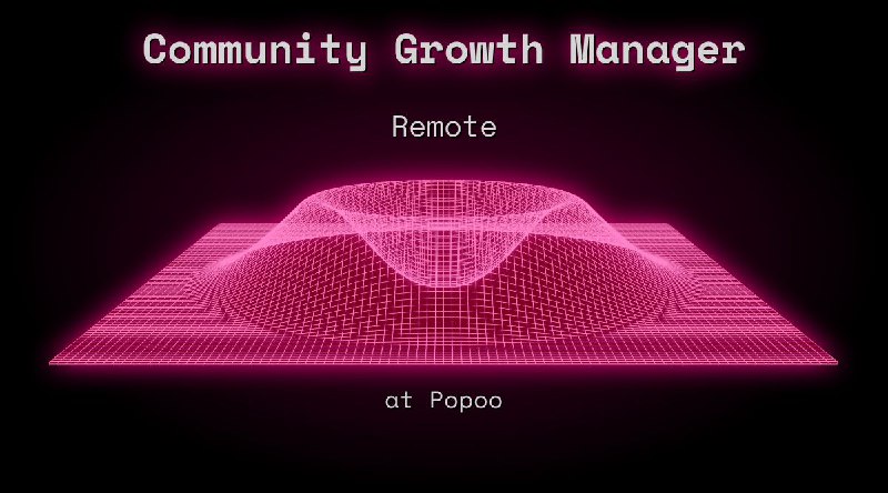 Web3 Community Growth Manager Remote at Popoo