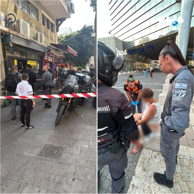 🇮🇱 ריב בין דרי רחוב הסלים: בן 75 נדקר 11 פעמים, חשודה בת 27 נעצרה. שוטרי תחנת שר”ת במרחב איילון, בשיתוף ס…