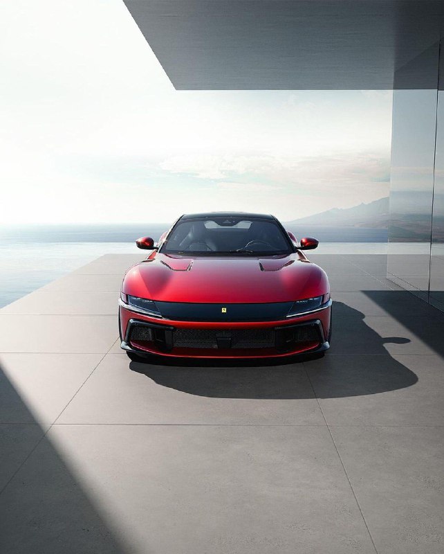 The new front engined Ferrari V12 1