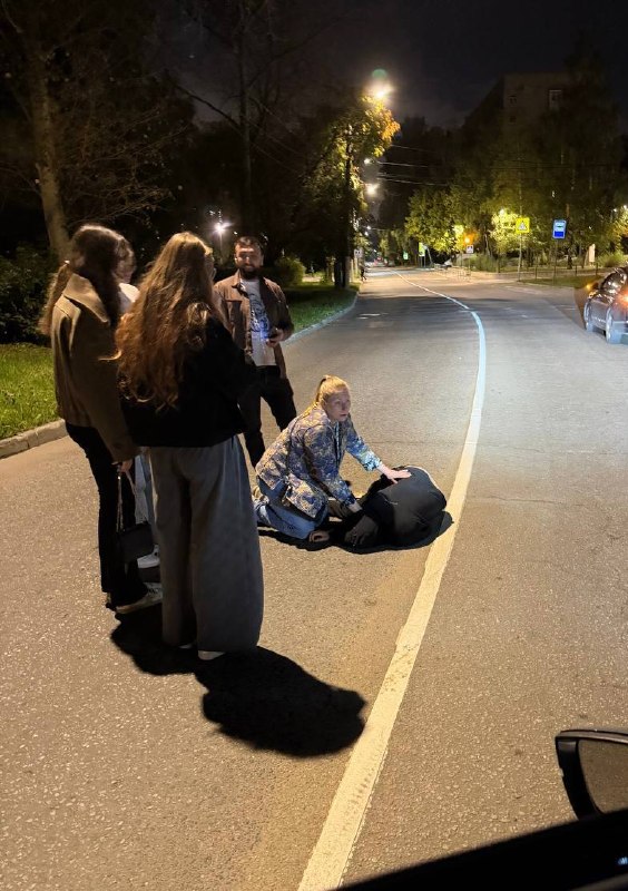 От соседки:«Вечером ехала по Спортивной улице