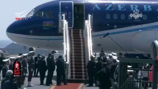 יו"ר הפרלמנט האזרי הגיעה לטהרן לטקס הוקרה למנהיג ההרוג סלאמי